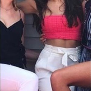 Free people intimately strapless crop